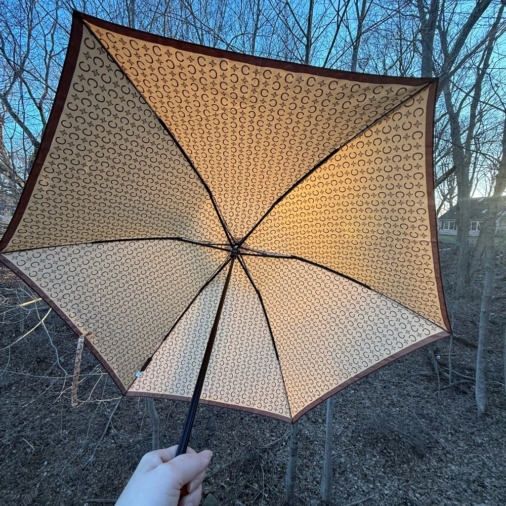 Celine Tan Monogram Umbrella - image 5